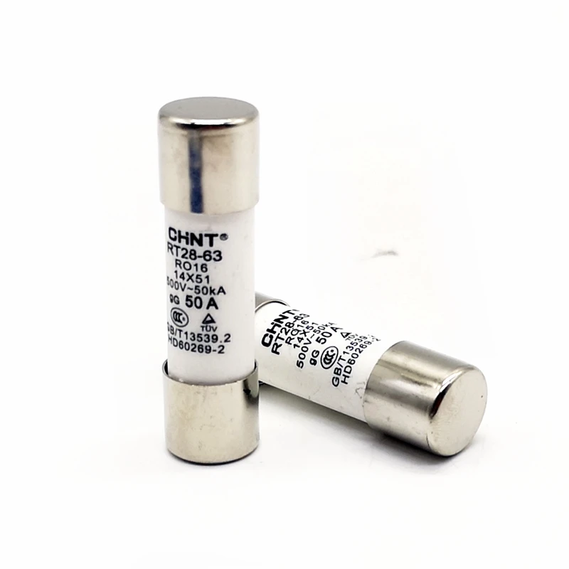 10pcs/lot RT28-63 (RO16) 4A 6A 10A 16A 20A 25A 32A 40A 50A 63A Fuse Link 14X51 Fuse Fusible Core