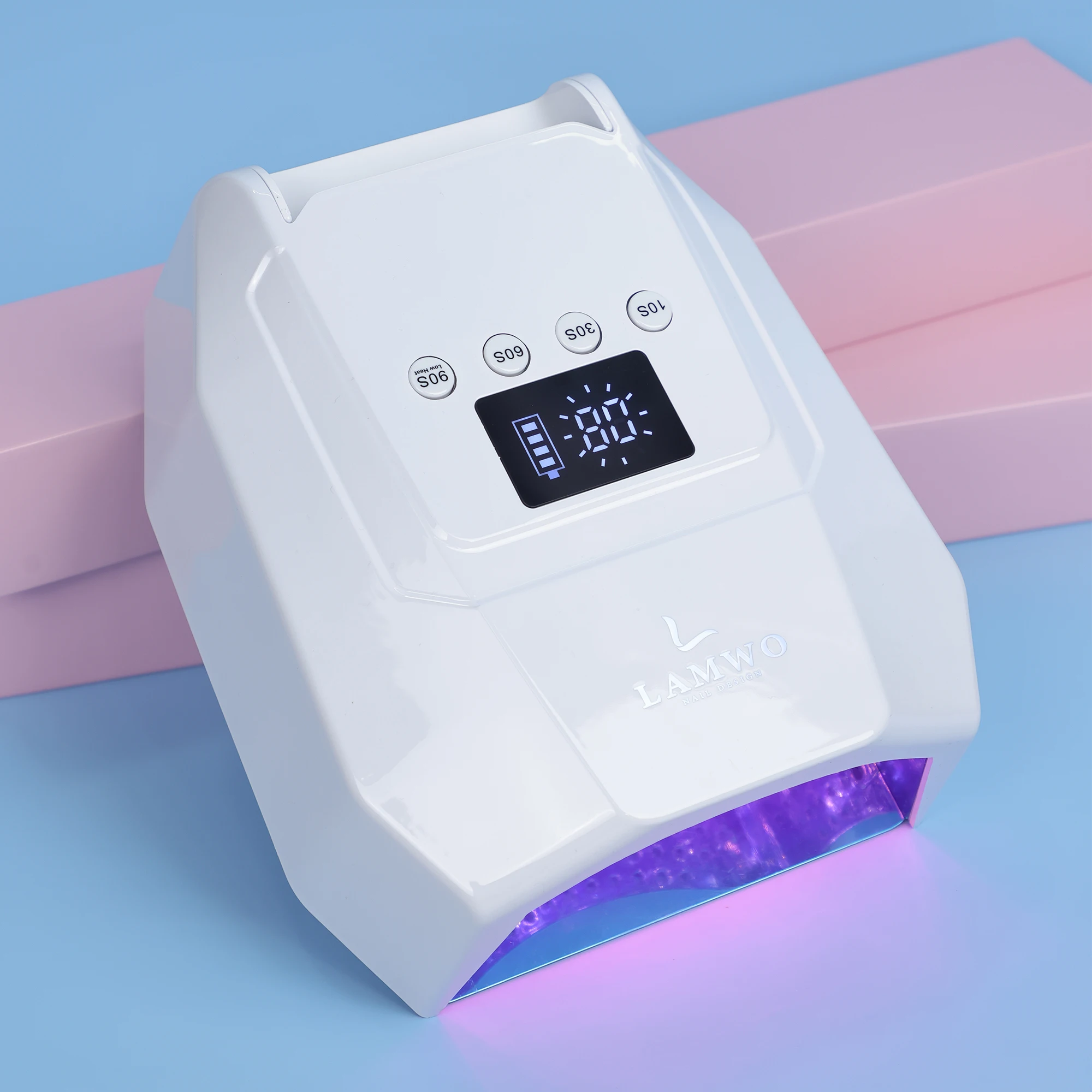 

LAMWO UV LED Light Rechargeable Nail Lamp Manicure Dryer Curing Light for Nails Salon