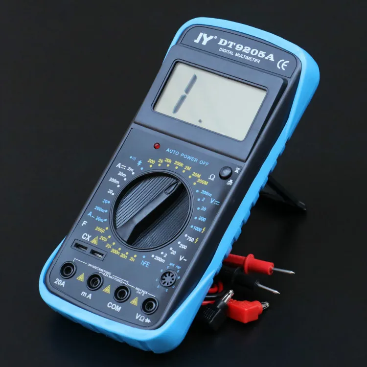 9205A High Precision Digital Multimeter Pocket Full Protection Anti-burn Meter Continuity Buzzer Current Voltage Tester