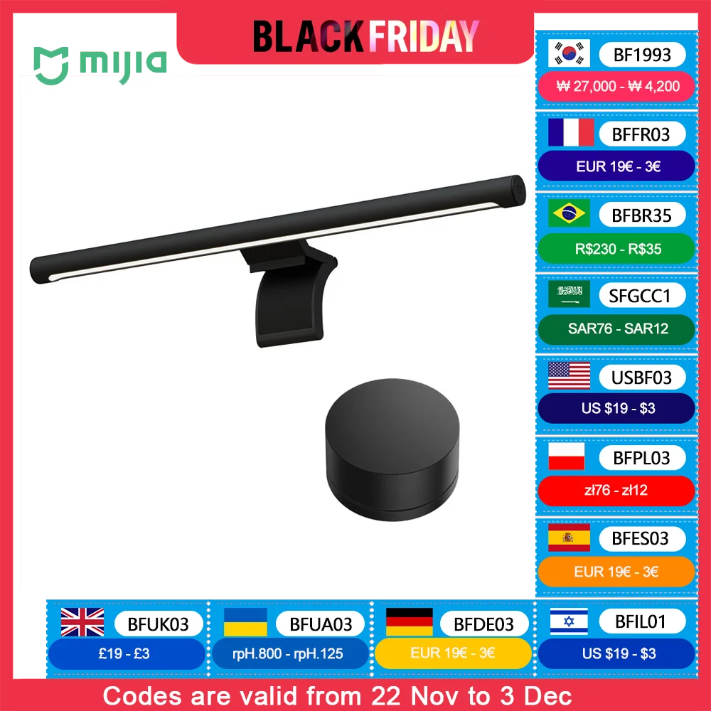 Mijia LED Light Bar for Computer PC Monitor Foldable Eyes Protection Learning Reading Lamp Bar Display Hanging Lamp