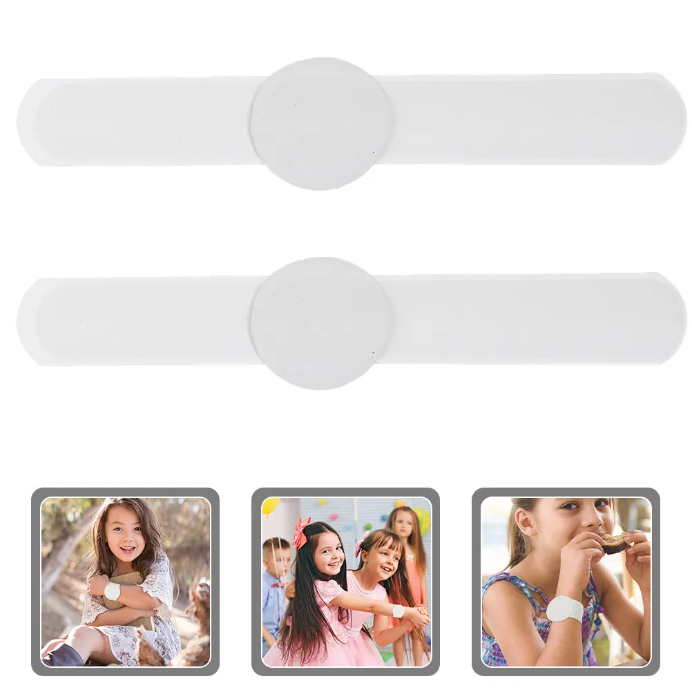 10Pcs White Slap Bracelets Blank Snap Bands DIY Slap Wristband for Adults Graffiti Art Craft Party Supplies Smooth Surface Fun