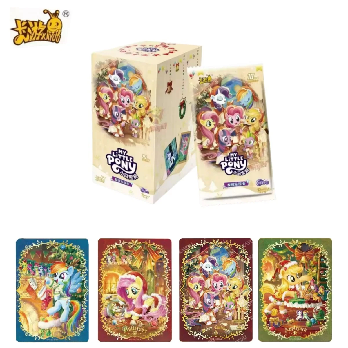 

KAYOU Genuine My Little Pony Series Cards Huiyue Pack Volume 10 Friendship Is Eternal Anime Peripheral Collection Kids Gifts