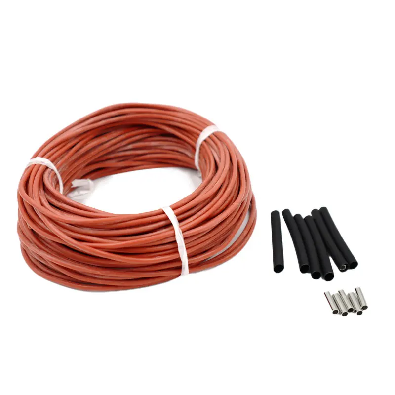 Infrared Heating Cable 10-100m12K Floor heating Cable carbon Fiber heating Wire heating Wire coil New floor Heating hot Wire