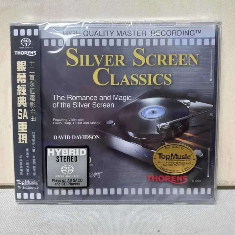 

Классика киногалереи Silver Screen на CD. 12 неподвластных времени золотых песен из кинофильмов. Играет Дэвид. Совершенно новый и нераспечатанный Walkman — музыкальный подарок.