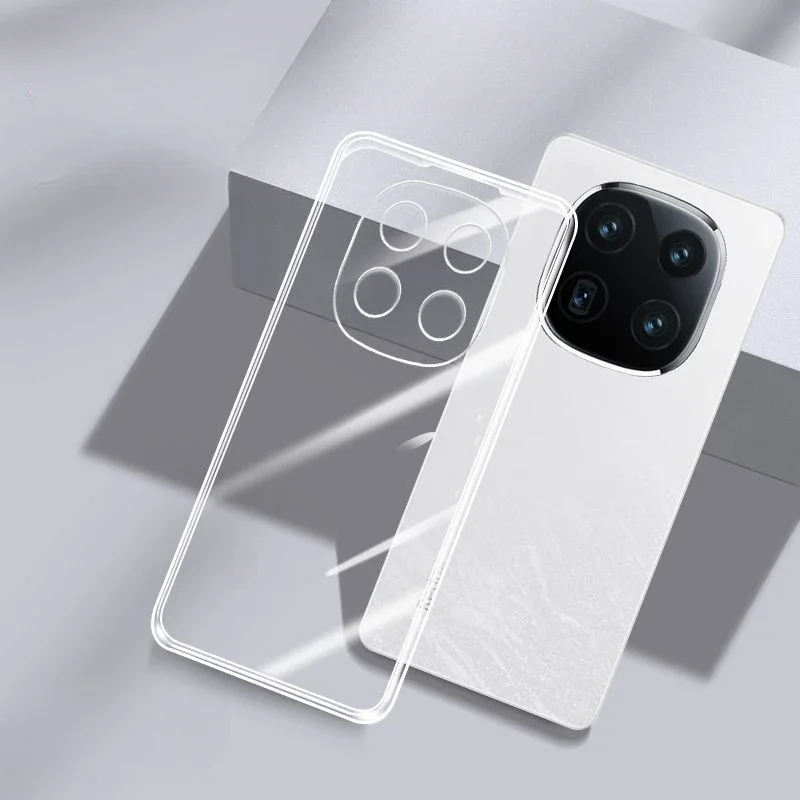 Funda On For Redmi Note14 Pro 5G Clear Transparent Soft TPU Silicone Back Phone Case For Xiaomi Redmi Note 14 + Plus Cover Xiomi