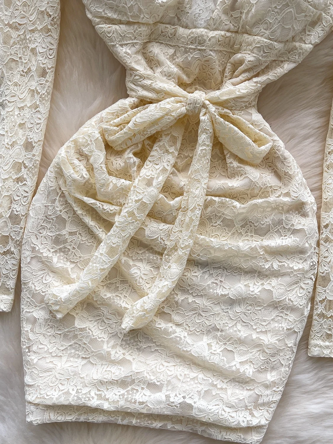 

Pure Desire Сексуальная V-Ne Лента на талии Длинная све кружевная юбка Dr Женская пикантная юбка для похудения Облегающее полиэфирное волокно Лето...