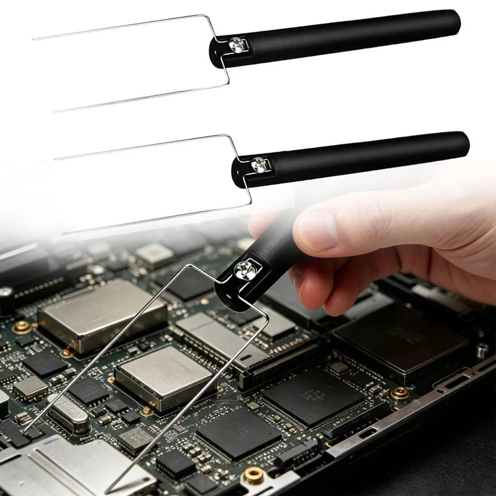 

Simple IC Desoldering Tool Set For BGA Chip Extraction Safe Removal Plier Round Flat Head For Phone Motherboard Fix