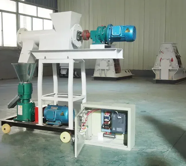 Factory supply 80-100kg/h poultry sinking floating fish cattle chicken goose pig food feed animal feed processing machinery