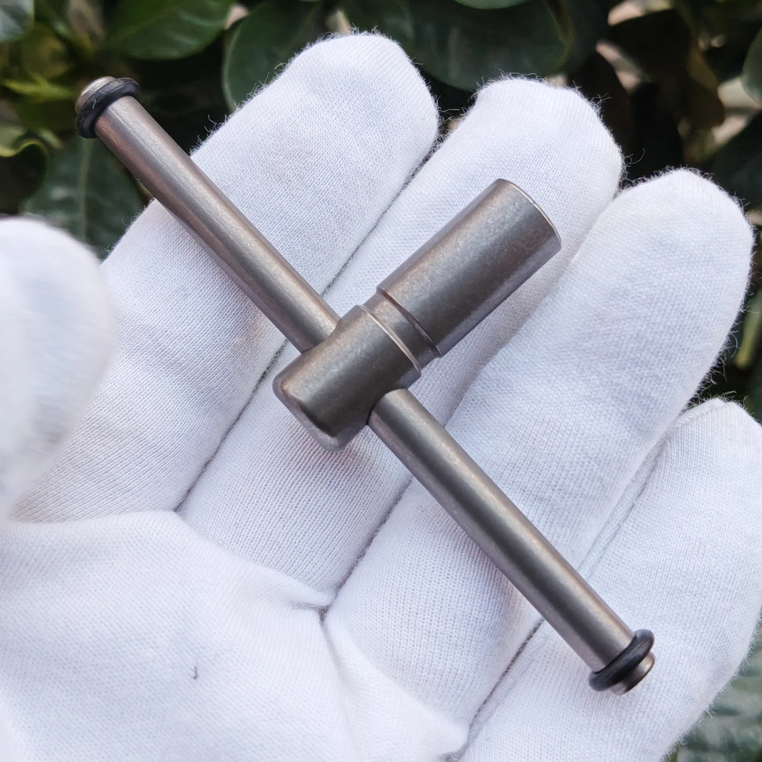 Titanium Alloy T-Shaped Socket Wrench Set, EDC Hex Bit Removal Tool,Compatible with 6.35mm Bit