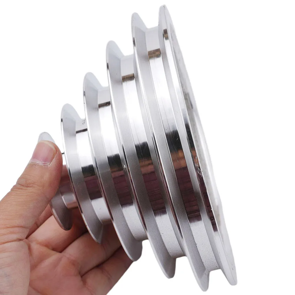 

1pcs Pagoda Pulley Wheel Aluminum Alloy Five-layer Pulley Aluminum Pagoda Wheel Motor Pulley Bench Drill Accessories