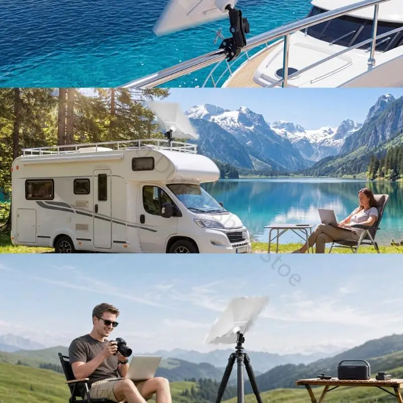 96BA Mini-Geschirrstützsockel mit 1/4 Zoll und 3/8 Zoll Halterung, geeignet für den Campinggebrauch – Detail 10