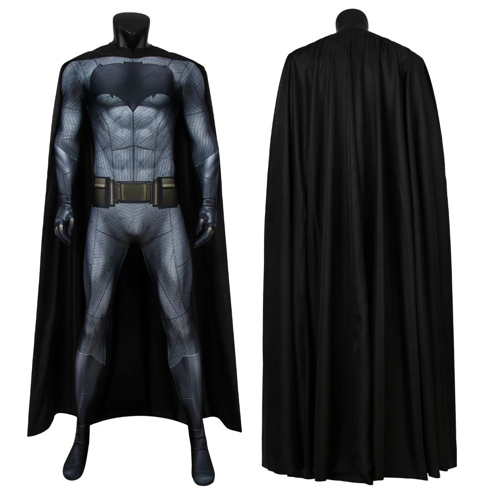 Super Boy Bruce Adult Bat Cosplay Costume 3D Printed jumpsuit Zentai Halloween Makeup Ball Tight Fit Mask Cloak