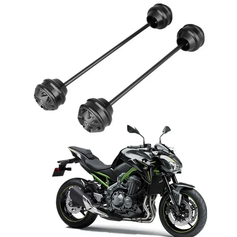 

For KAWASAKI Z650 Z900 Z900RS Z750 Z750S Z750R Front Rear Wheel Protector Axle Fork Crash Slider
