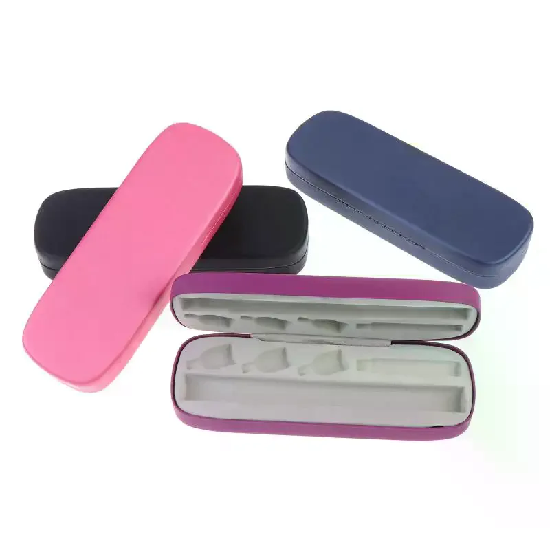 1Pcs Smooth Matte Surface Compact Carry Size PU Insulin Pen Storage Case Injection Pen Box Cosmetic Pen Holder