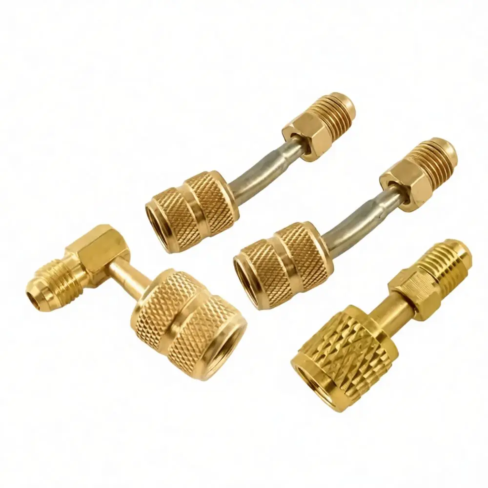 HVAC Refrigeration Charging Adapter R410A To R22 Connector Air Conditioning Service Tool Gas Cooling System Fitting