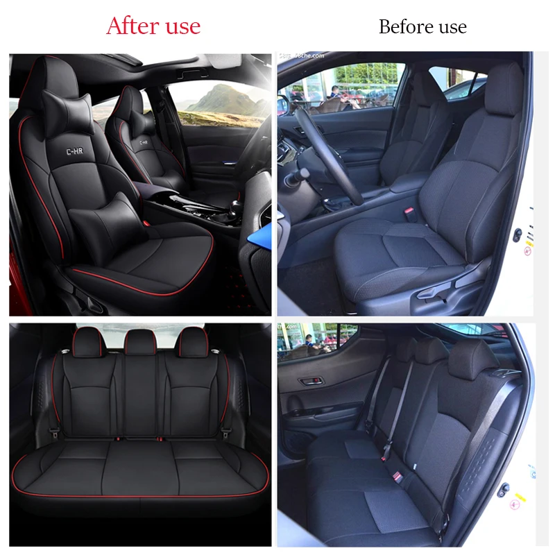 Car Special Seat Cover For Toyota CHR 2018-2024 Years Ultra Comfort Leatherette Full Set Covers Interior Decoration Accessories