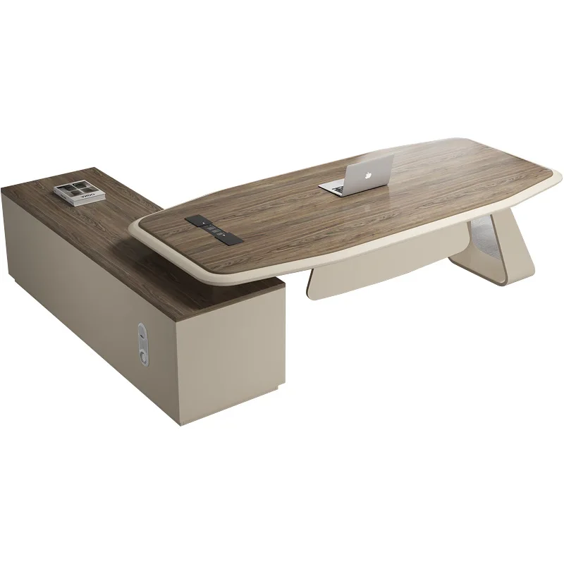 

Desk boss table simple modern class desk creative office desk and chair combination set manager table president table