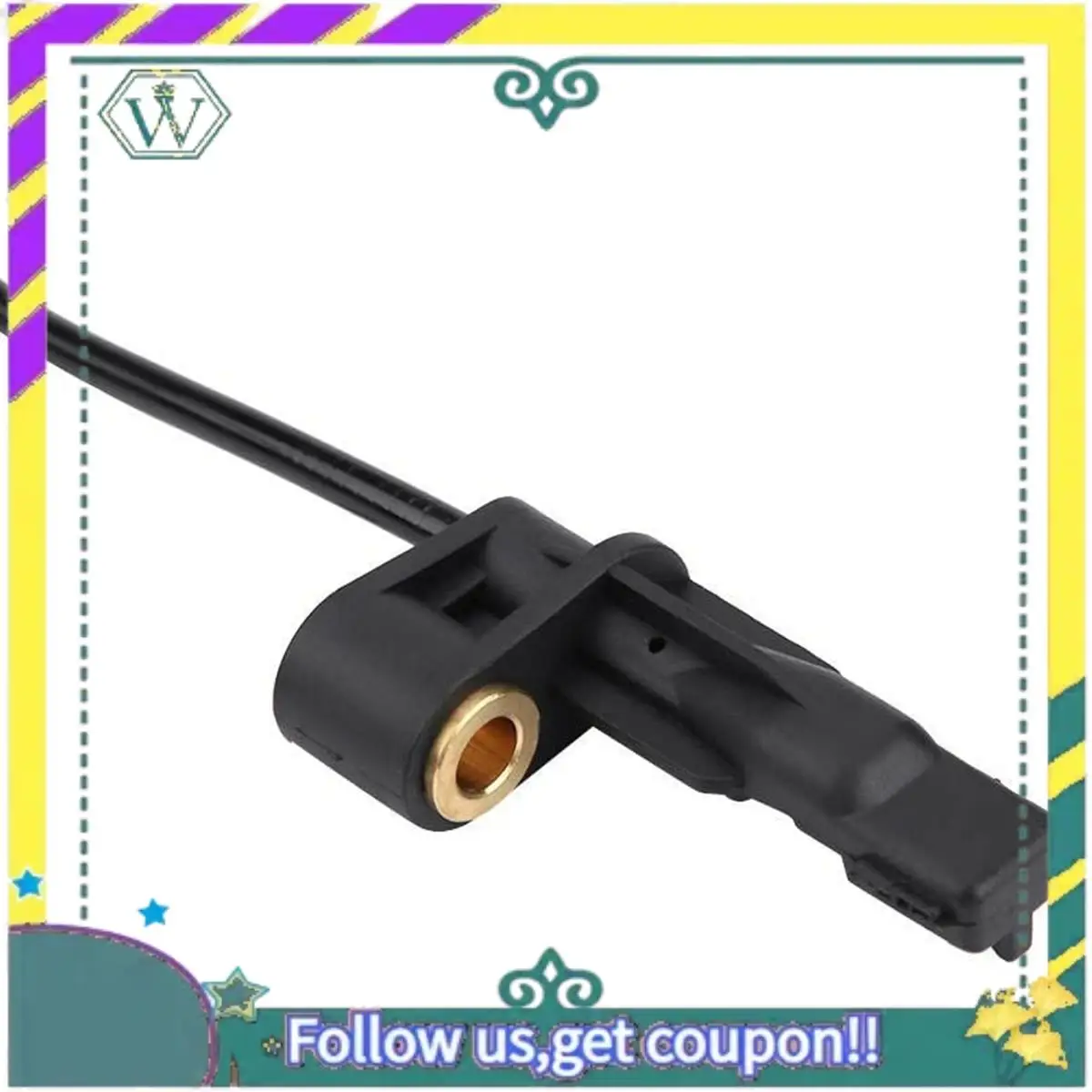 

Upgraded 2 Pcs ABS Wheel Speed Sensor For-BMW 3 Series E46 320 323 325 330 M3 34526752683, Front Right & Rear