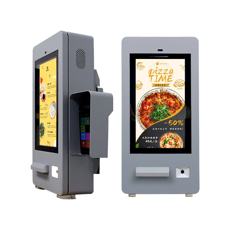 

15.6" 21.5" High Brightness IP65 Waterproof Self Service Kiosk Outdoor Payment Kiosk for Food Truck With Printer and POS Machine