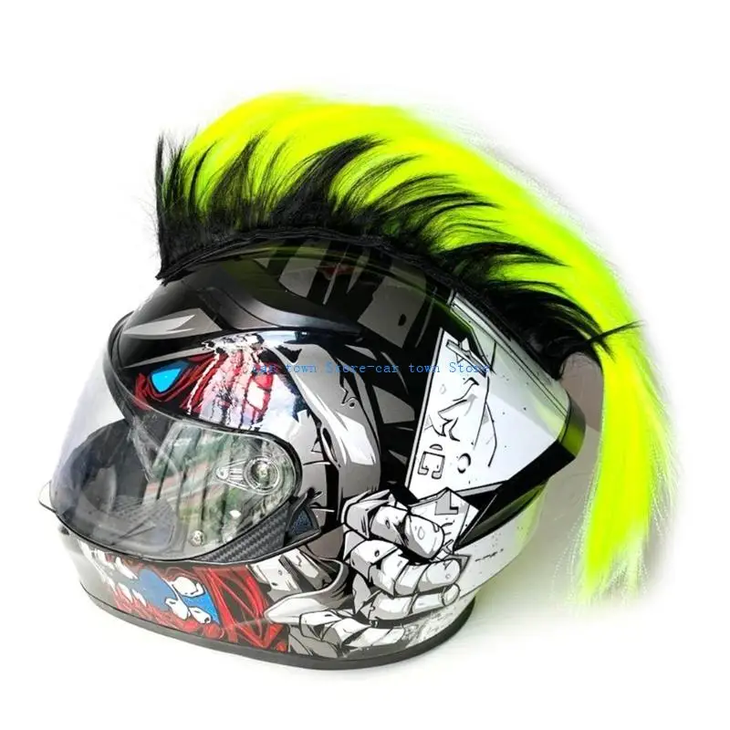 

RXJE Vibrant Cocks Helmets Helmets Decorations Perfect for Motorcycle Enthusiasts Seeking a Bold & Distinctive Appearance