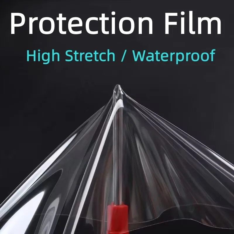 50x200cm 3 Layers Glossy PPF Clear Protection vinyl film For Vehicle Paint Scratch Shield Car stickers Motorcycle