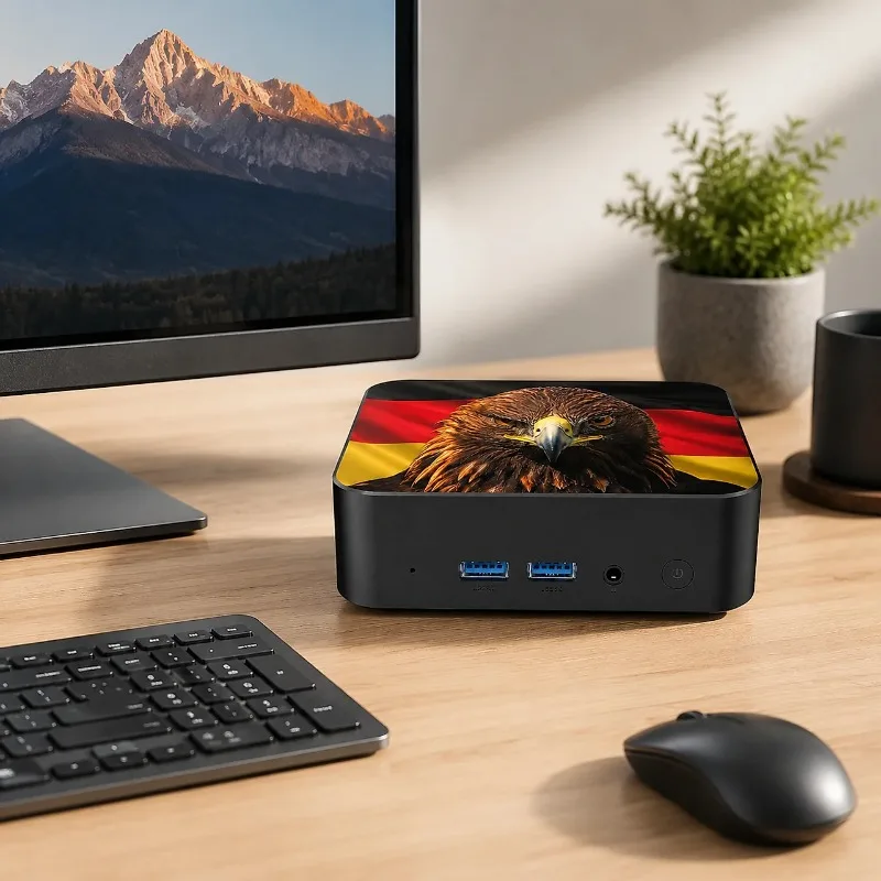 Intel i9 8950HK 2026 Mini Desktop Gaming Computer, 16GB RAM, 2TB SSD, WiFi6, BT5.2, Portable for Office Study & Gamer PC. view 2