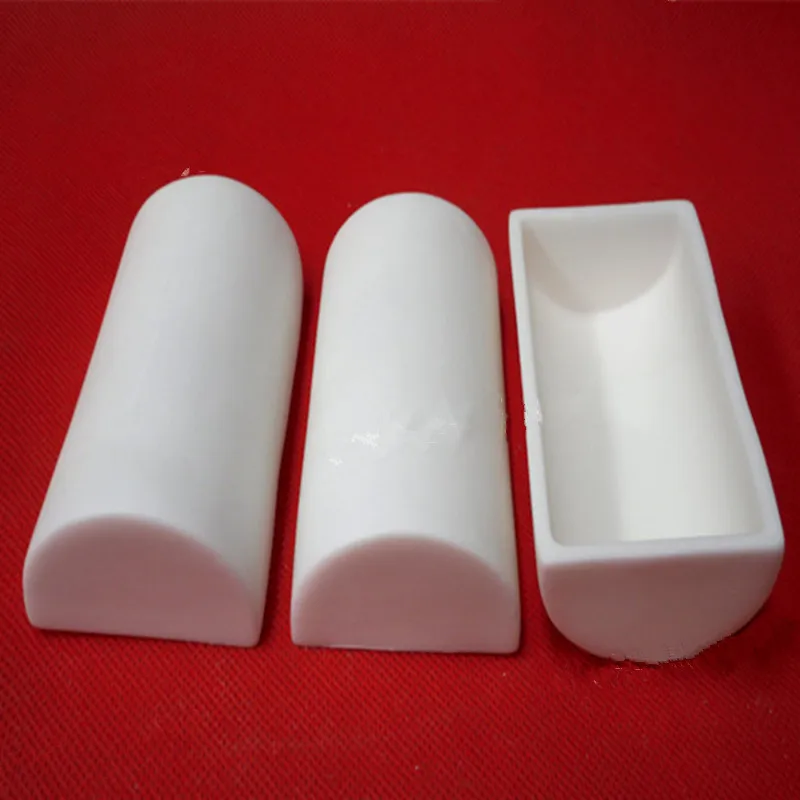 99.3% alumina crucible / Semicircle corundum crucible /Al2O3 ceramic crucible / Sintered crucible/Analytical research crucibles