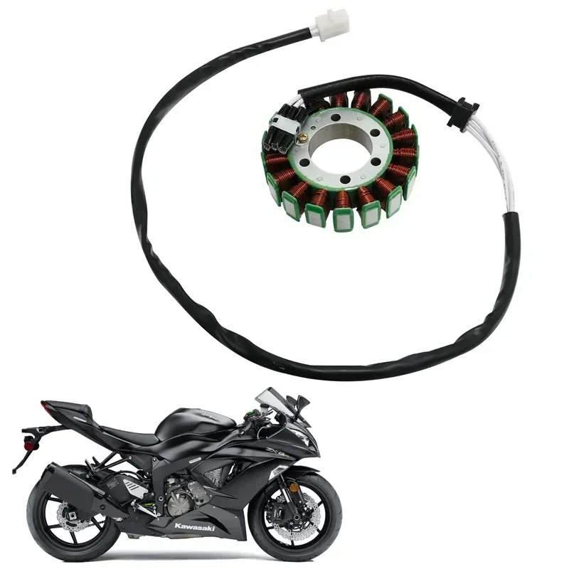 For Kawasaki ZX636 Ninja ZX6R ZX-6RR 05-06 ER650 ER-6N 2006-2011 Motorcycle Parts Magneto Stator Coil