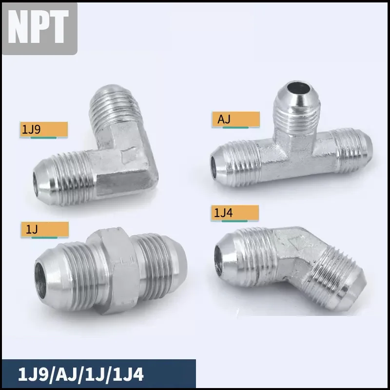 

Hydraulic Joint Fittings Male NPT 7/16 9/16 U3/4 7/8 External Cone High Pressure Hose Direct Connection Transition Joint Adapter