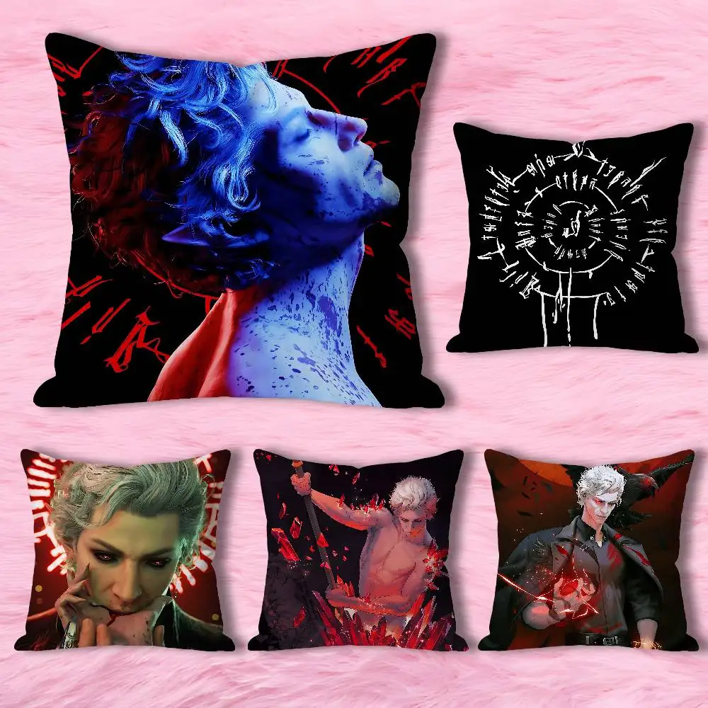 

B-Baldurs A-Astarion Gate Various Sizes Square Pillow Case For Car Home Bedchamber Decor Custom Valentine gift
