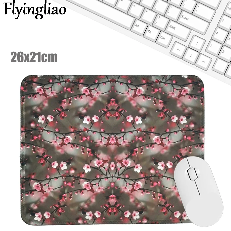 Plum blossom Nordic Style Mousepad for Gaming Laptop Computer Desk Mat Mouse Pad Wrist Rests Table Mat Office Desk Accessories