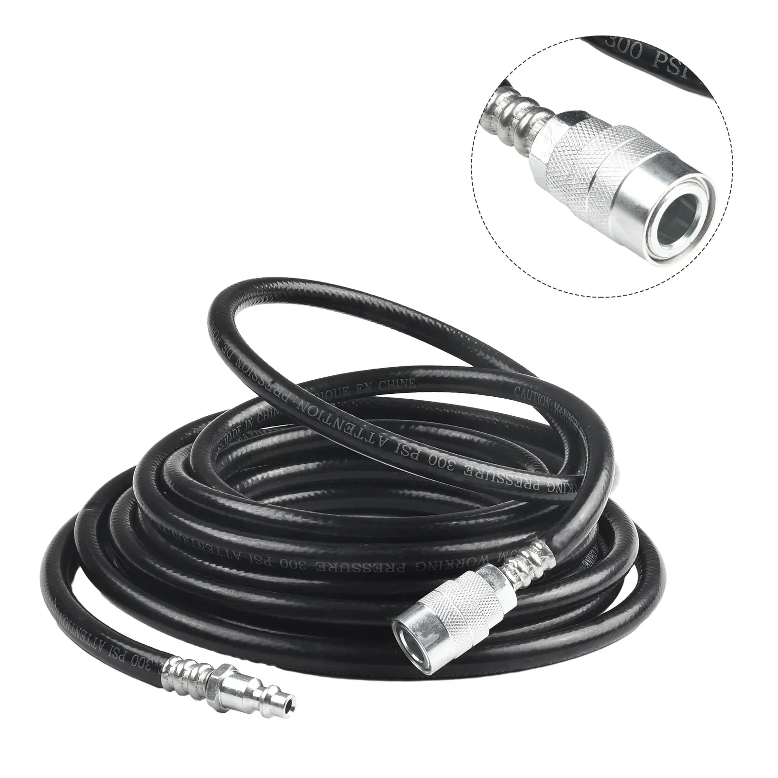 Air Compressor Hose 24.6ft PVC Pneumatic Accessories With Quick Connect Air Hose For Pneumatic Tools Air Compression Pumps