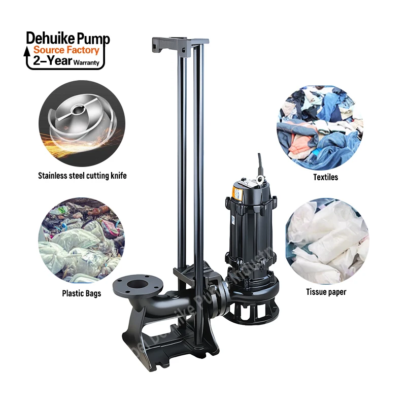 Heavy Duty Centrifugal High Pressure Water Pump Sewage Submersible Pump Price Vertical Slurry Pump