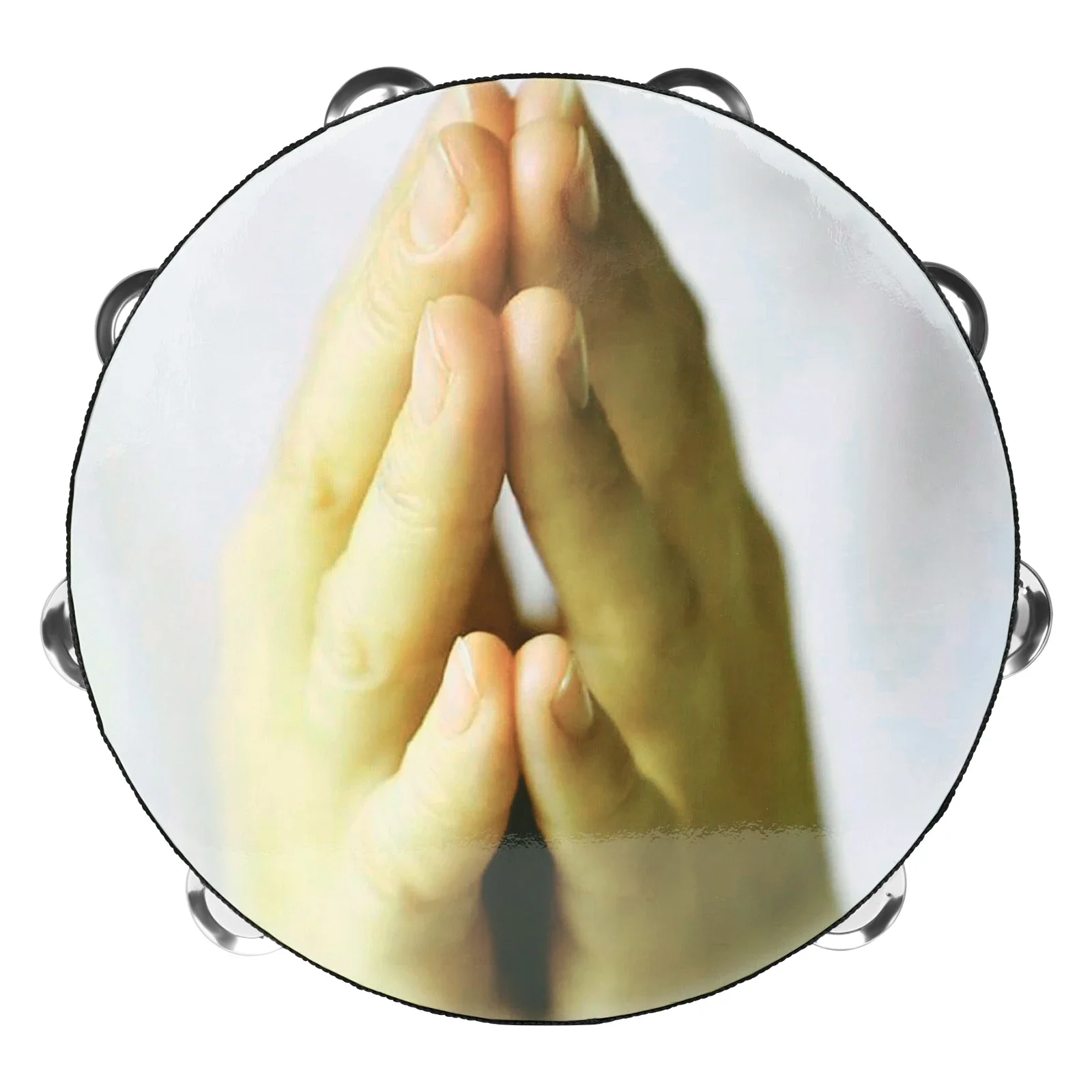 Pandereta de mano IRIN, tambores de Palma de doble fila de 10 pulgadas, instrumentos musicales de fiesta KTV, instrumento Musical de percusión segura