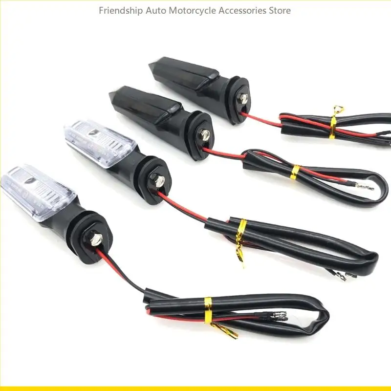 

SZCH Motorcycle-Side Mirrors LED Turn Light Sequential Flowing 2pcs