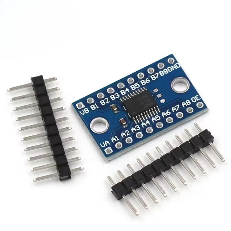 3.3V/5V TXS0108E 8-Channel Logic Level Shifter Module – Bi-Directional Converter for Arduino, Raspberry Pi, and IoT Projects