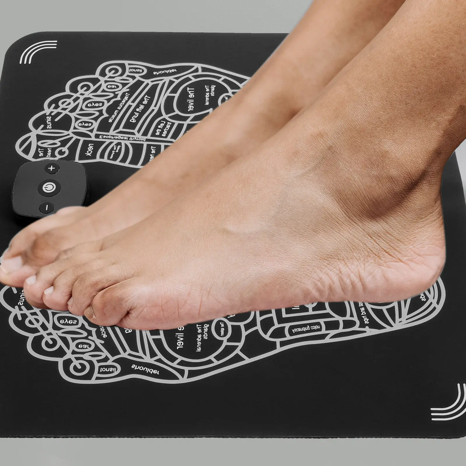 

Электрическая массажная подушка для ног (1 шт.) с 15 уровнями интенсивности, портативный дизайн для ежедневного снятия усталости ног