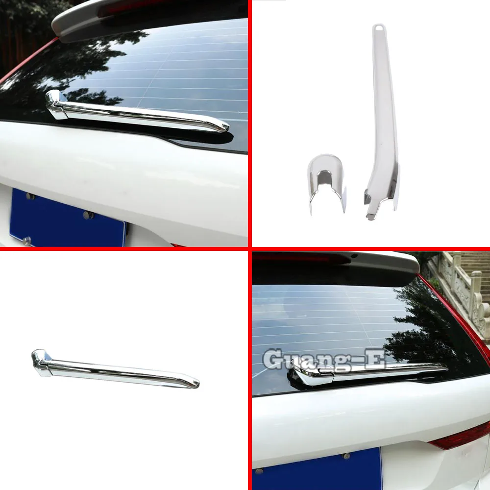 

Car Molding Trim Windscreen Rear Glass Wiper Nozzle Cover Tail Window Frame 2PCs For Volvo XC40 2018 2019 2020 2021 2022 2023