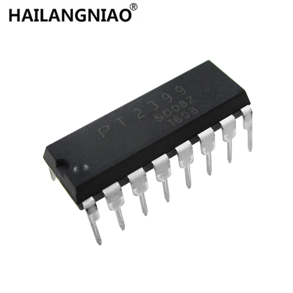 10 peças pt2399 cd2399 dip16 pt2399 dip novo e original ic pt2399 sop-16 ic
