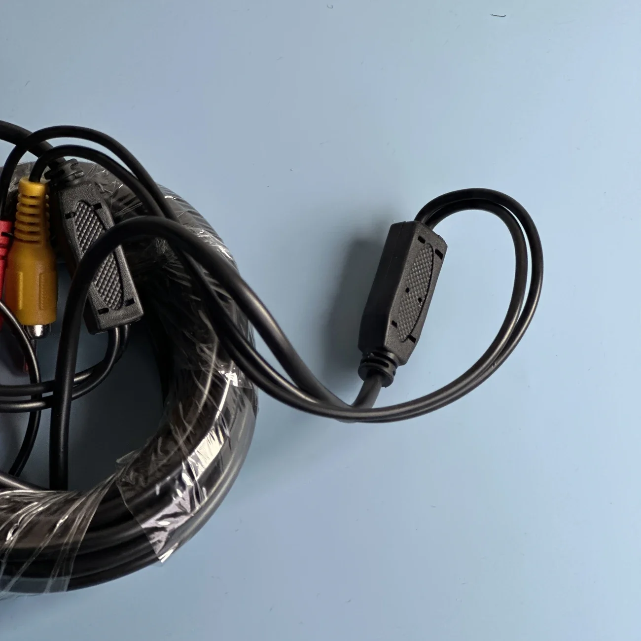 Video RCA Extension Cable 2-in-1 DC+RCA Connector 5M/10M/20M/30M Audio And Video Cable For TV CCTV Car Truck Rearview Camera