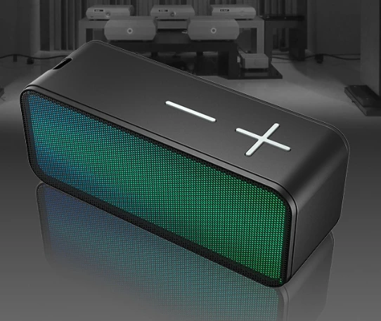 

4687431fdjhbjj463able subwoofer desktop colorful steel gun Bluetooth mini speaker