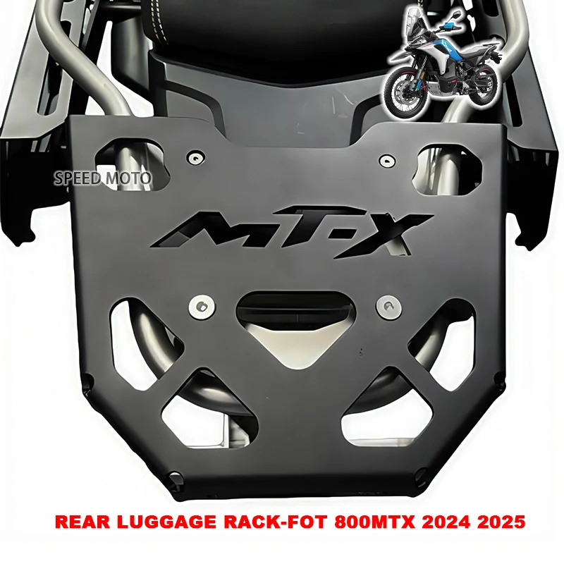2025 جديد ل CFMOTO 800MTX 2024 الخلفية حامل الحقائب الرف 800 MT-X 800 2024 2025 دراجة نارية البضائع رف صندوق تخزين الدعم