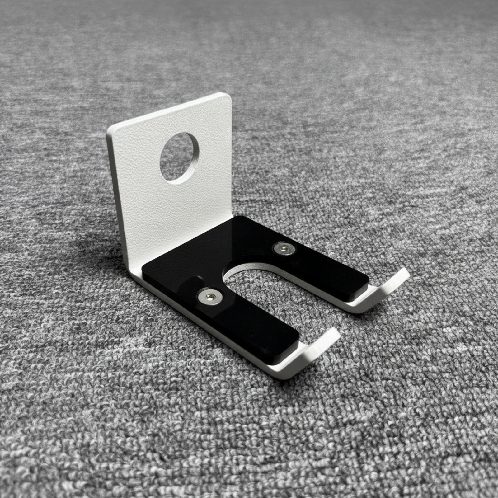 Barbell Storage Hook Black Squat Rack Hook Barbell Storage Bracket Powder-Coated Wall-Mounted Rack Safeguarding - view 6