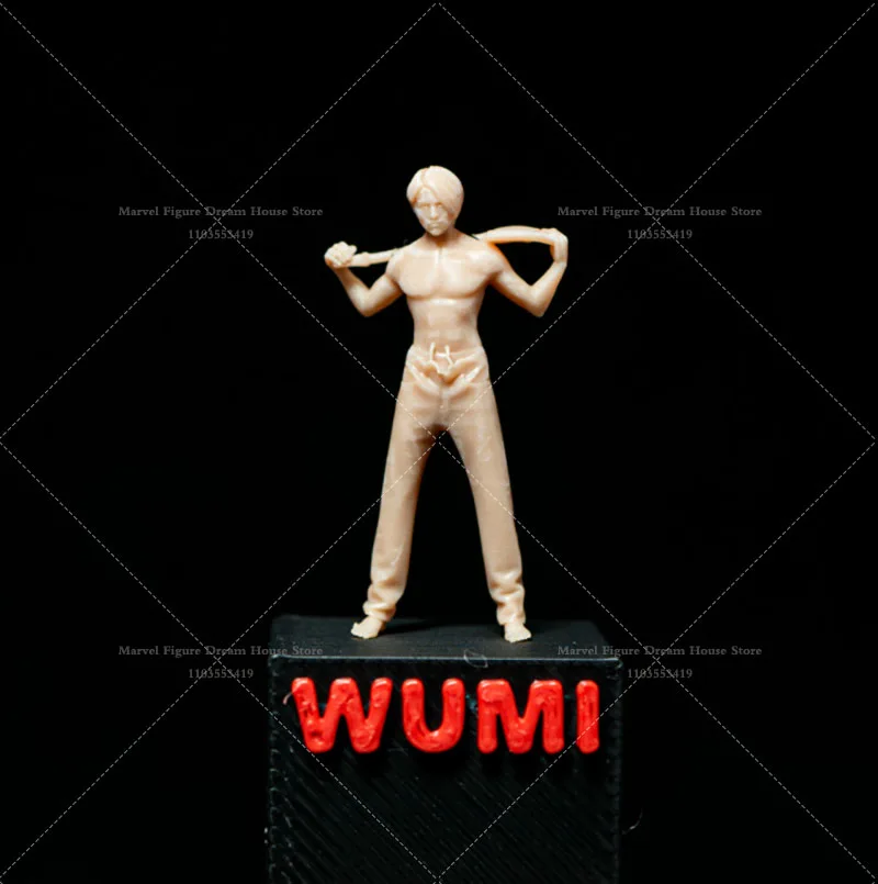 1/64 1/43 1/35 Scale Miniature Scene Dolls Un-panited White Figure Mini Model Groups Of Topless Loitering Hood Loitering Hood
