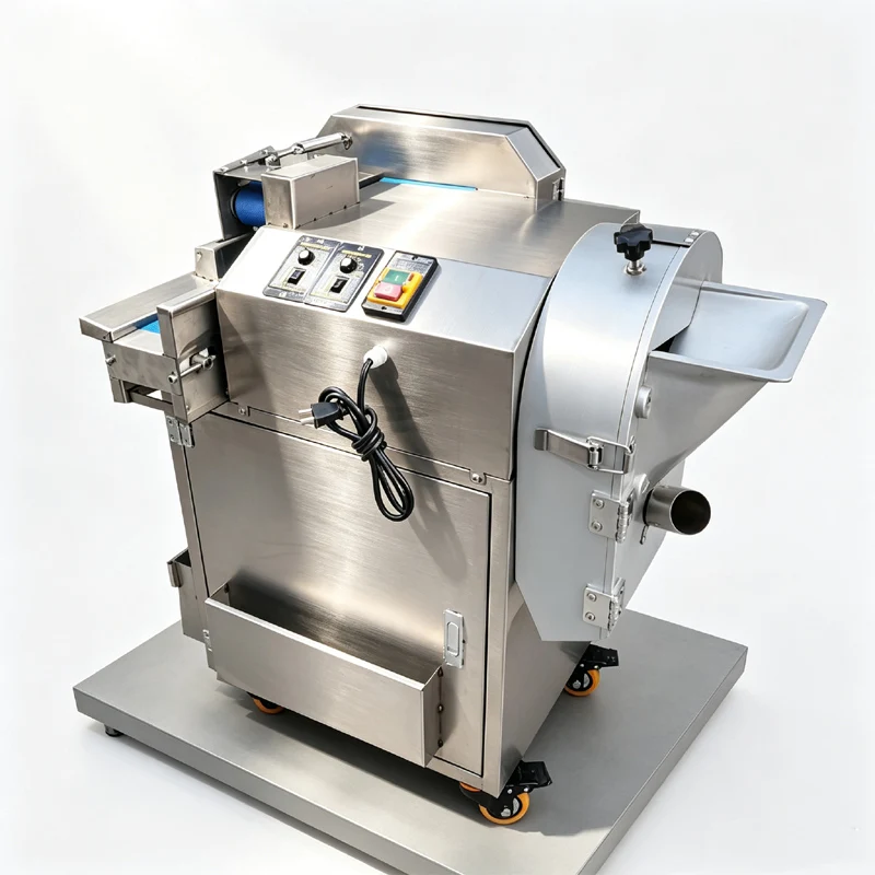 Restaurant Kitchen Double Head Commercial Vegetable Cutter Multi Size Slice Shred Dice Segment Equipment Vegetable Cutter Machin