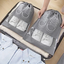 5pcs Shoes Storage Bags Closet Organizer Non-woven Travel Portable Bag Waterproof Pocket Clothing Classified Hanging Bag