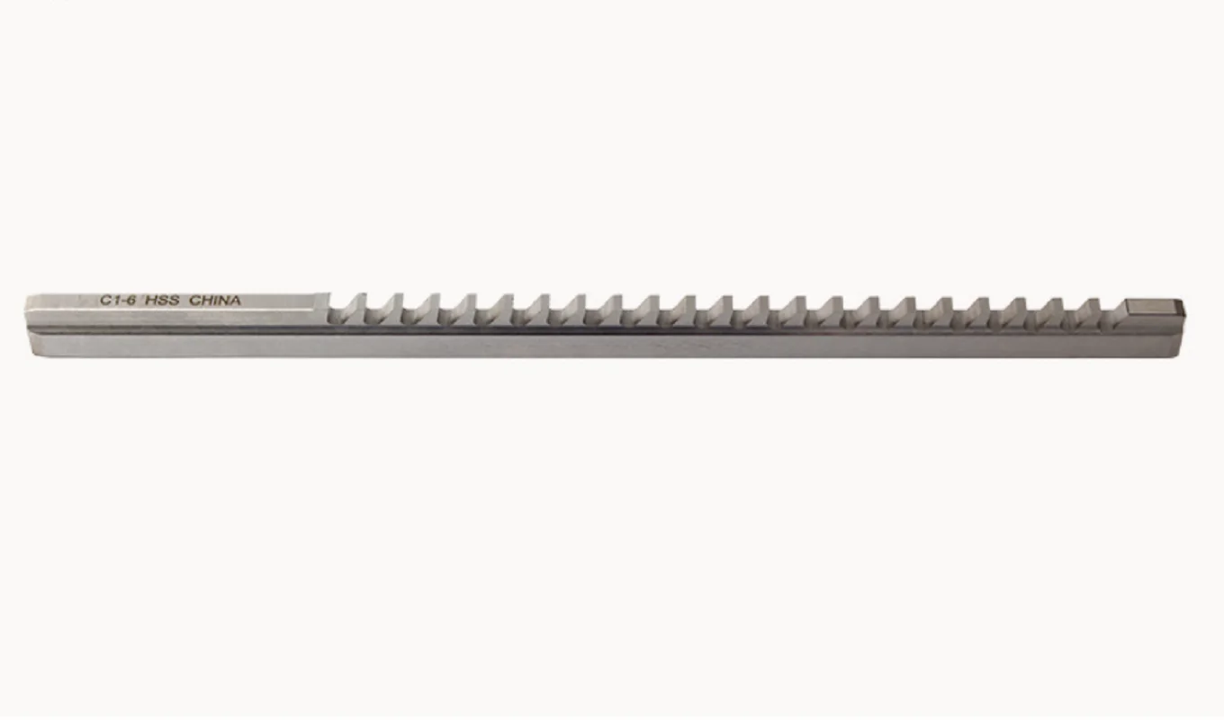 

1/4 C Push-Type Keyway Broach Inch Size HSS Broach Cutting Cutter Machine Tool