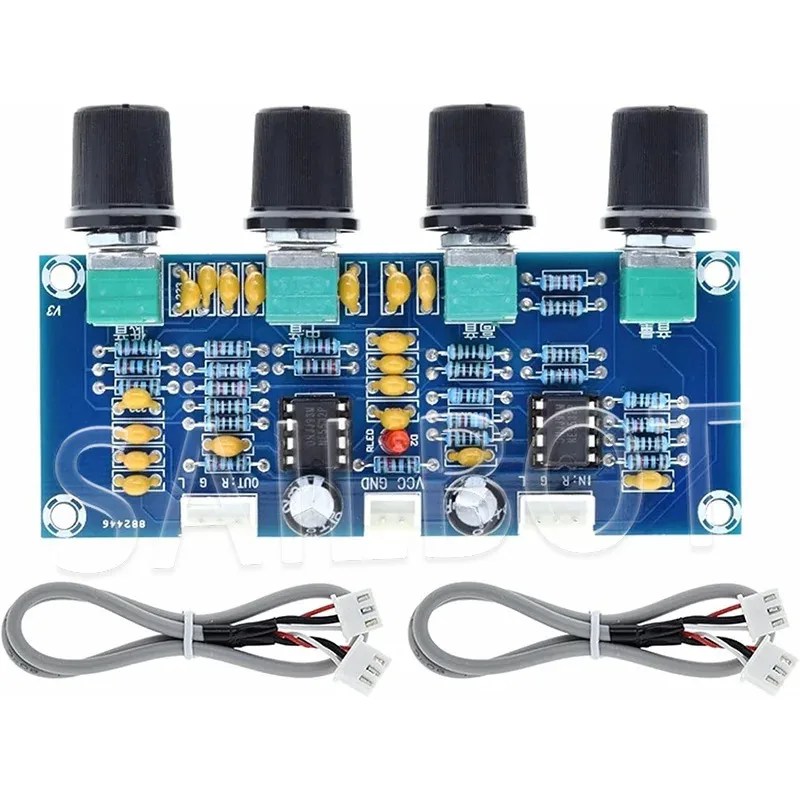NE5532 XH-A901 Tone Board preamp Pre-amp With treble bass volume adjustment pre-amplifier Tone Controller For amplifier Board