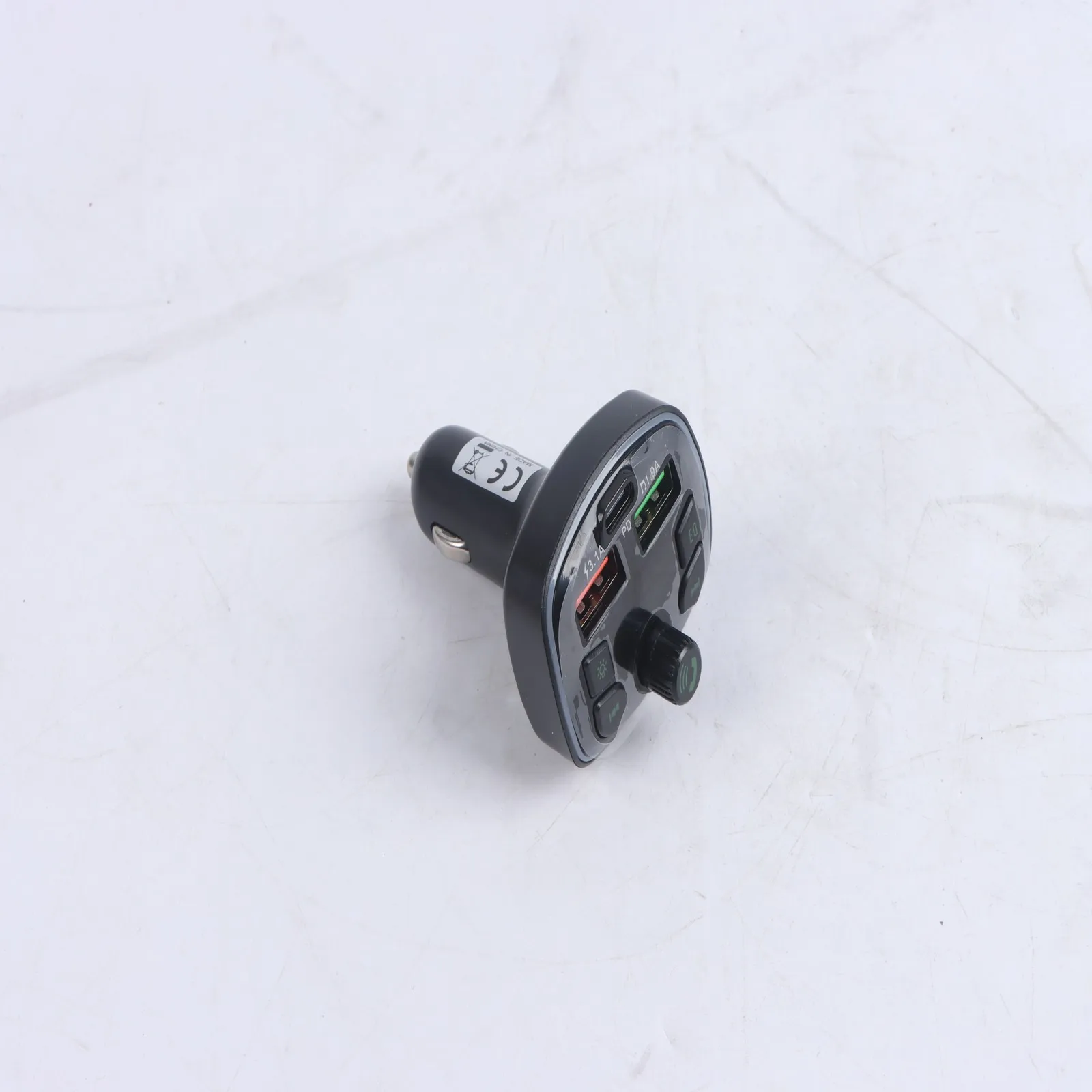 1PC Bluetooth FM Transmitter Hands-Free MP3 Dual USB PD Charging For Universal Vehicle Audio Systems