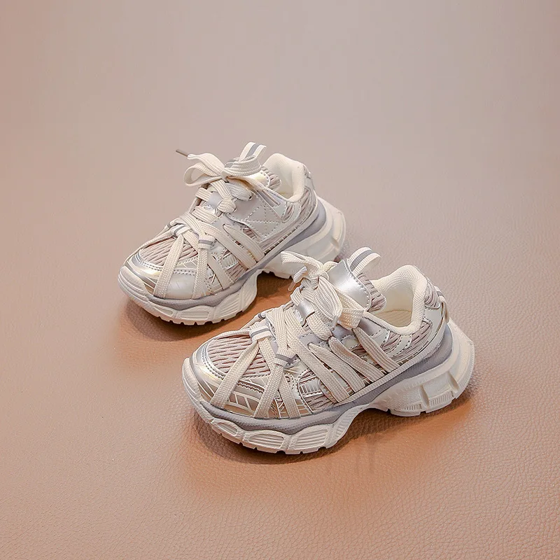 Children\'s Sneakers Chunky New Girls Basketball Shoes Fashion Versatile Kids Causal Boys Sports Shoes for School Breathable